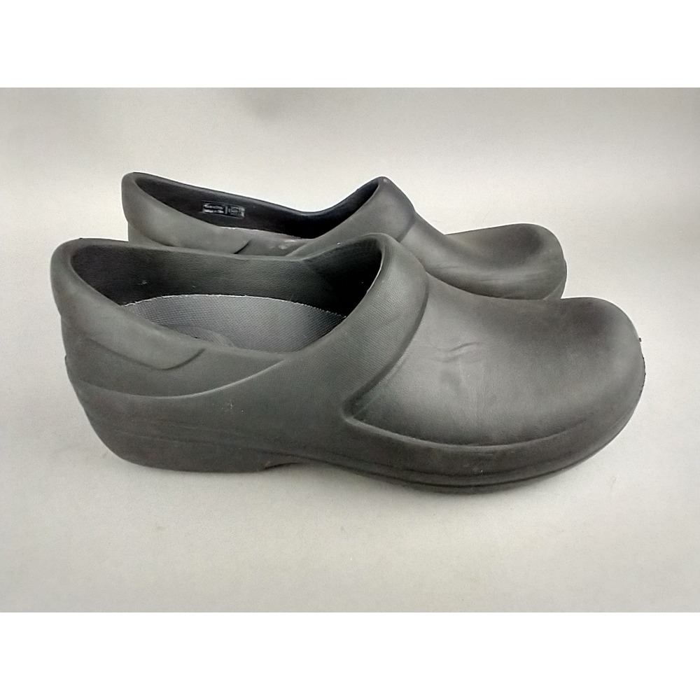 Crocs Womens 10 Slip Resistant Shoes Neria Pro II Black Clogs Nurse Work